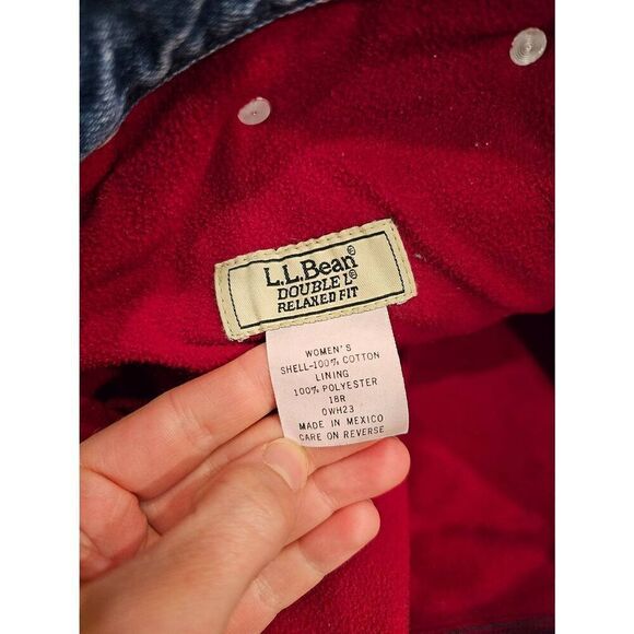 L.L.Bean Fleece lined Jeans size 18R Plus size - Picture 10 of 10